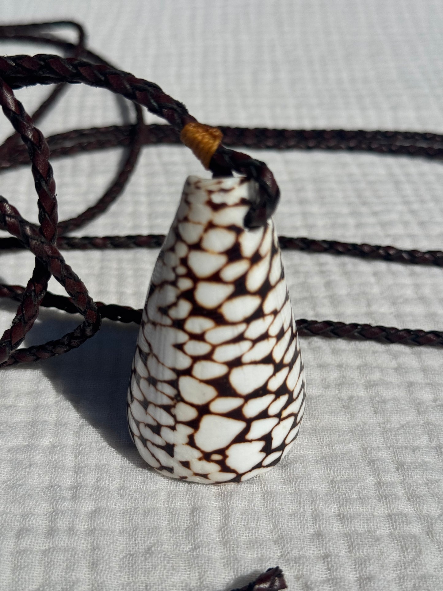 Collar caracola cono