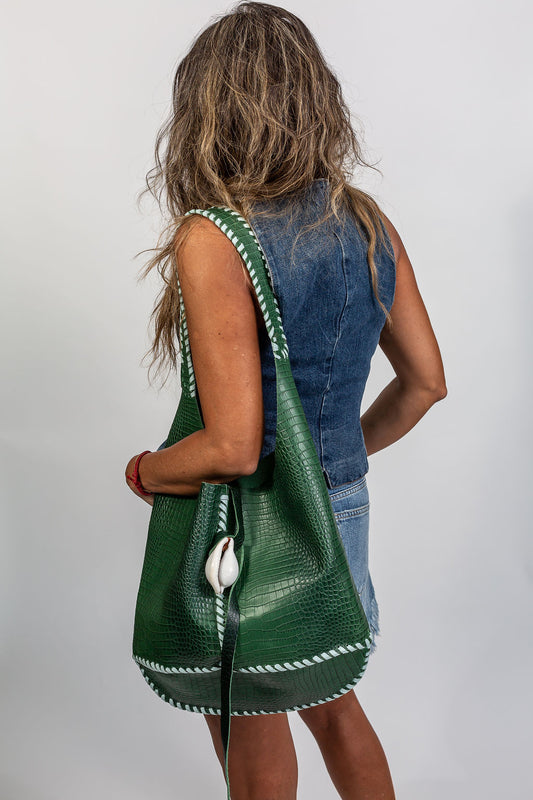 Chula Verde Croco / Aqua