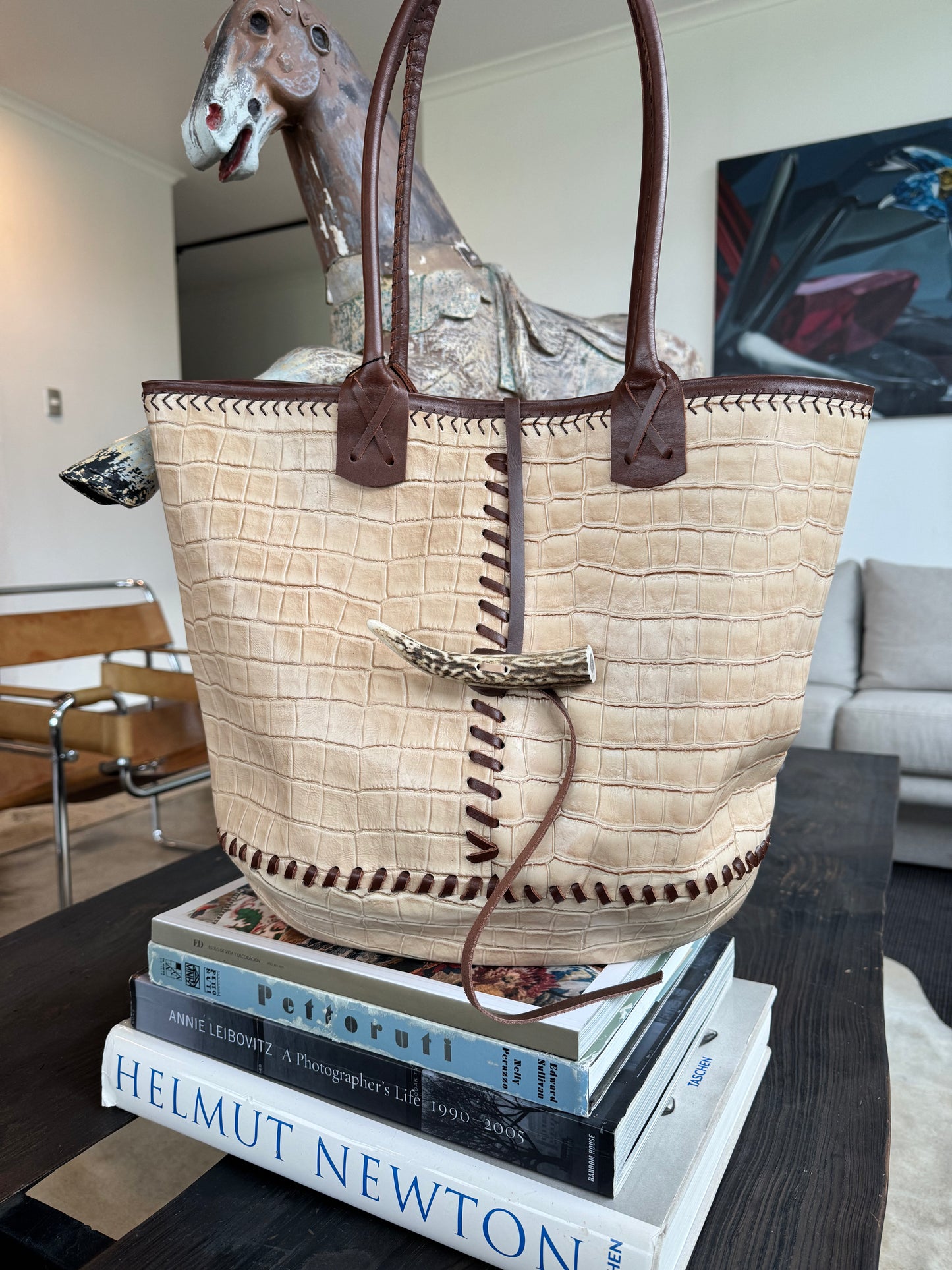 Maja Beige Croco / Moro