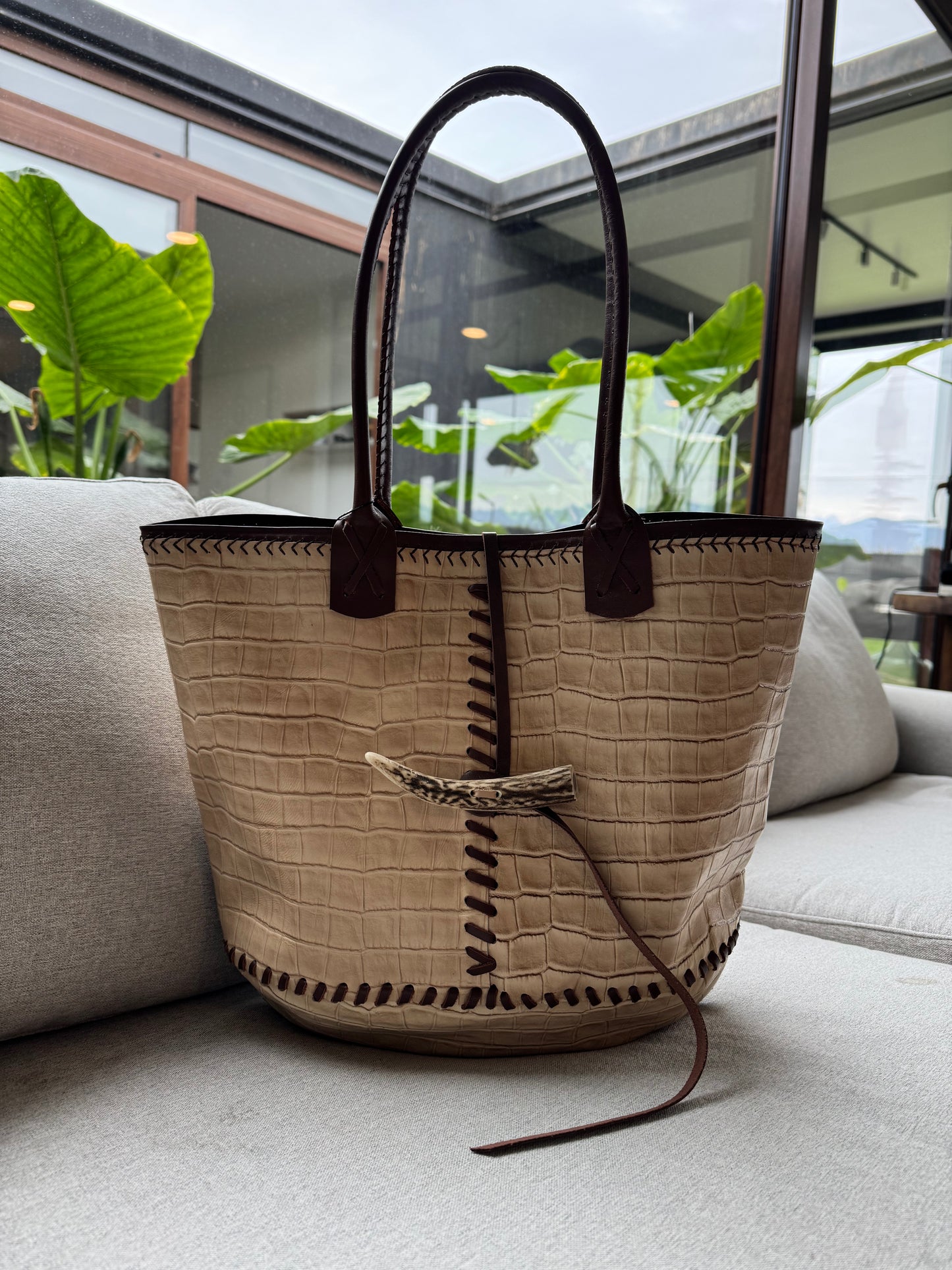 Maja Beige Croco / Moro