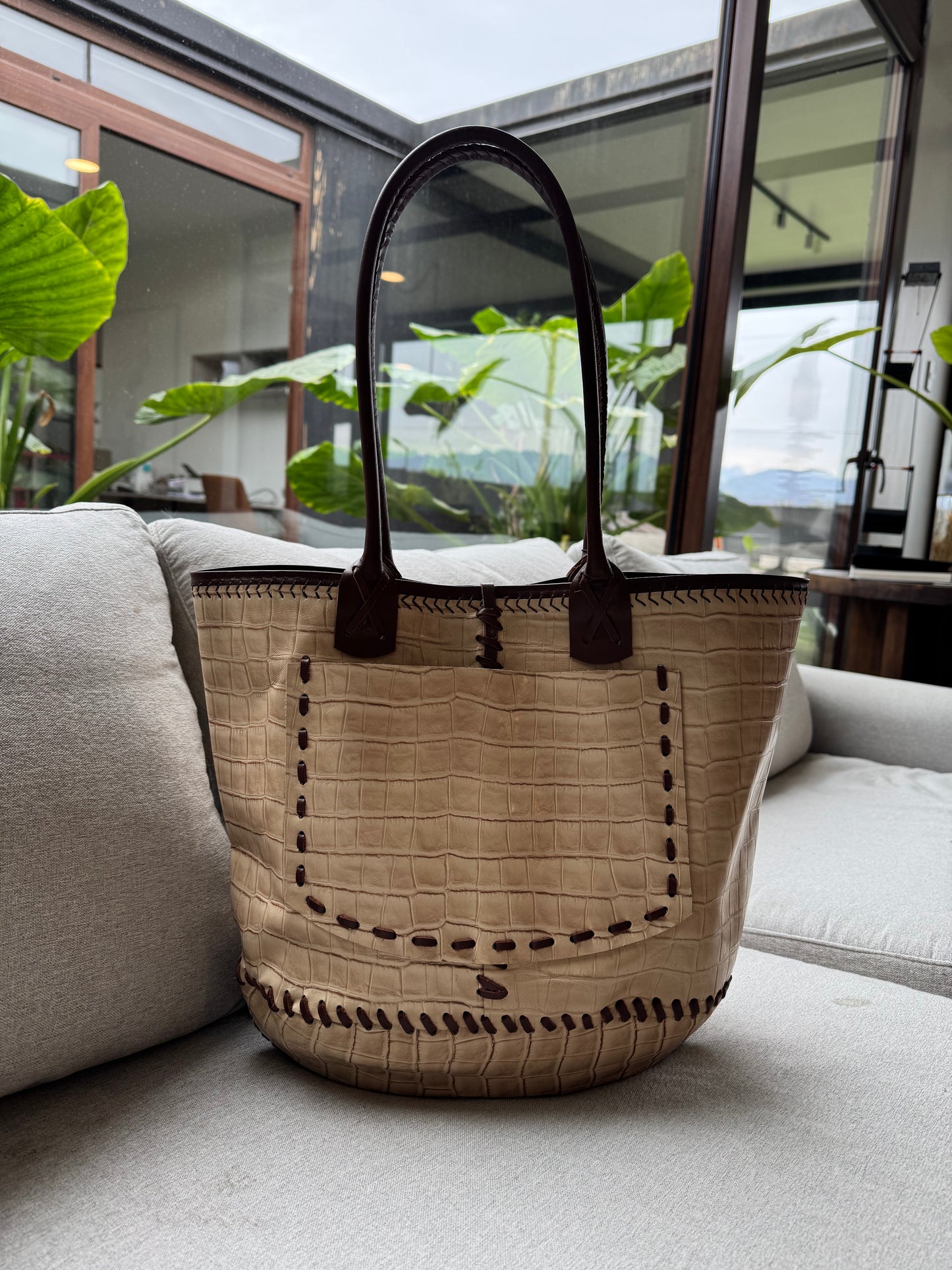 Maja Beige Croco / Moro