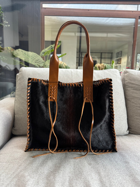 Cartera estancia curry pelo negro